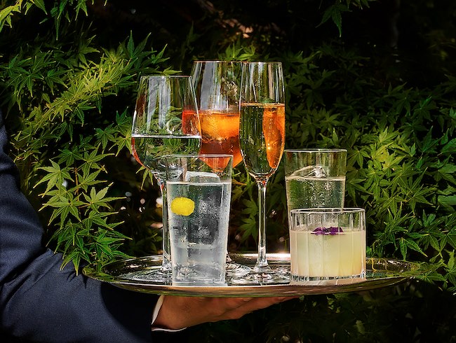 Champagne and Beer Garden