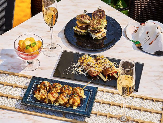 シャンパン&ビアガーデン